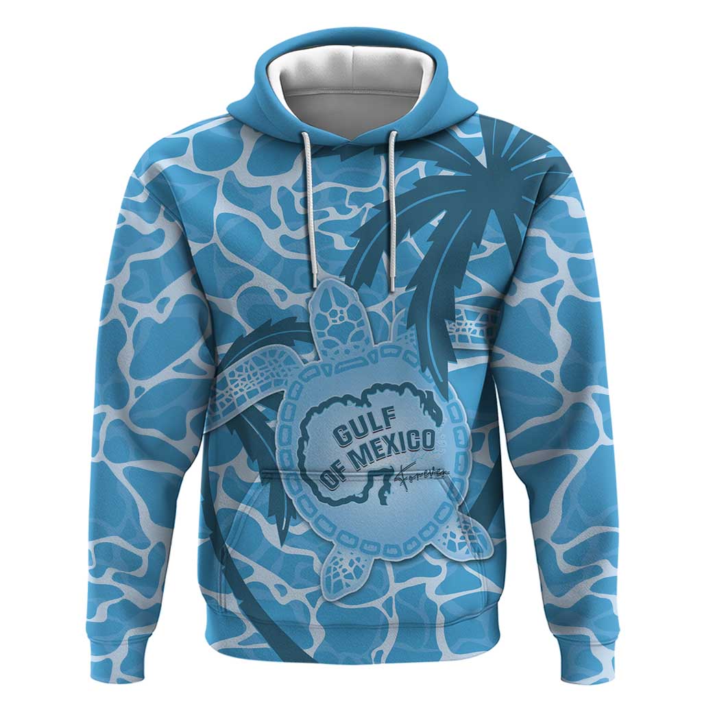 Gulf of Mexico Forever Hoodie Mexican Turtle Blue Version LT14