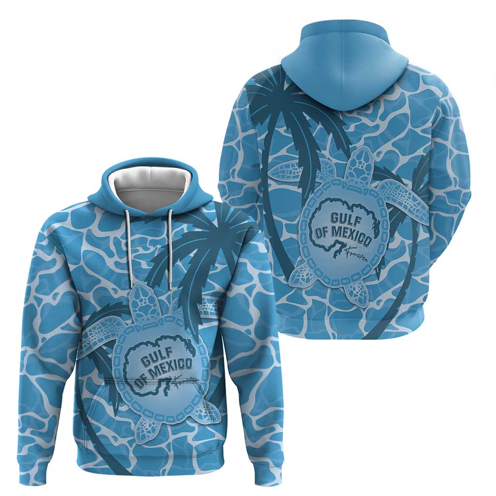 Gulf of Mexico Forever Hoodie Mexican Turtle Blue Version LT14