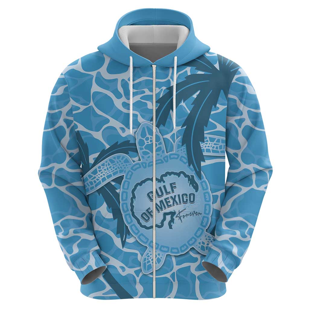 Gulf of Mexico Forever Hoodie Mexican Turtle Blue Version LT14