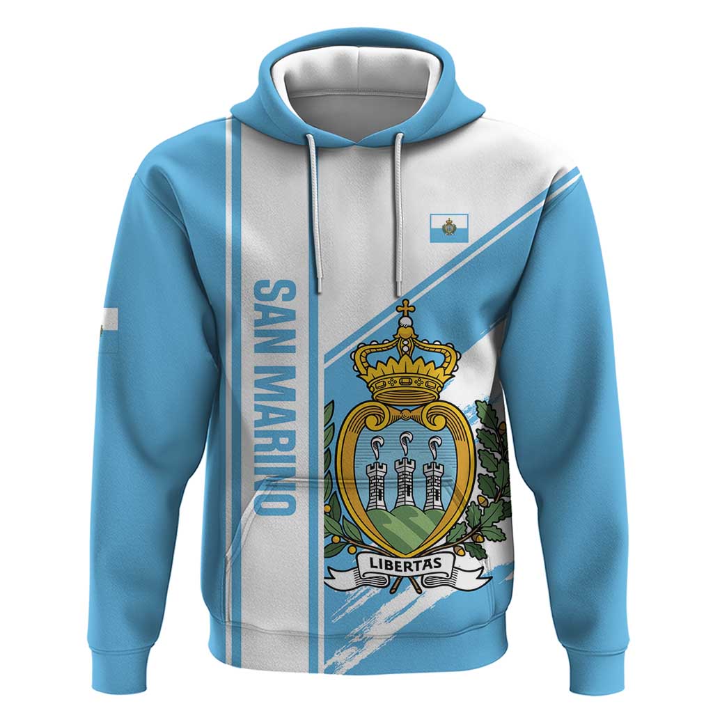 Custom San Marino Football Hoodie Come On La Serenissima LT14