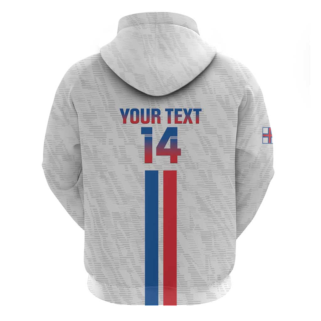 Custom Faroe Islands Football Hoodie Come On National Team LT14