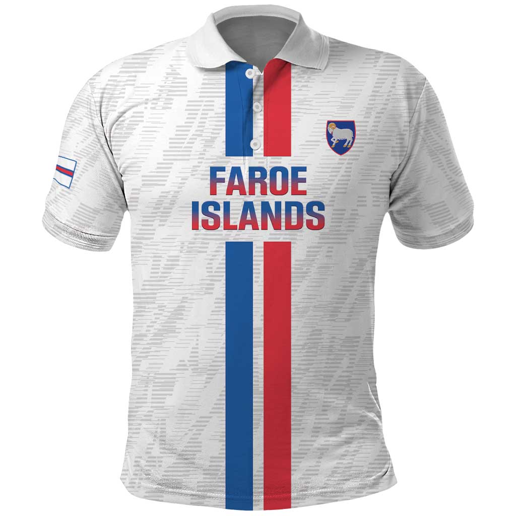 Custom Faroe Islands Football Polo Shirt Come On National Team LT14