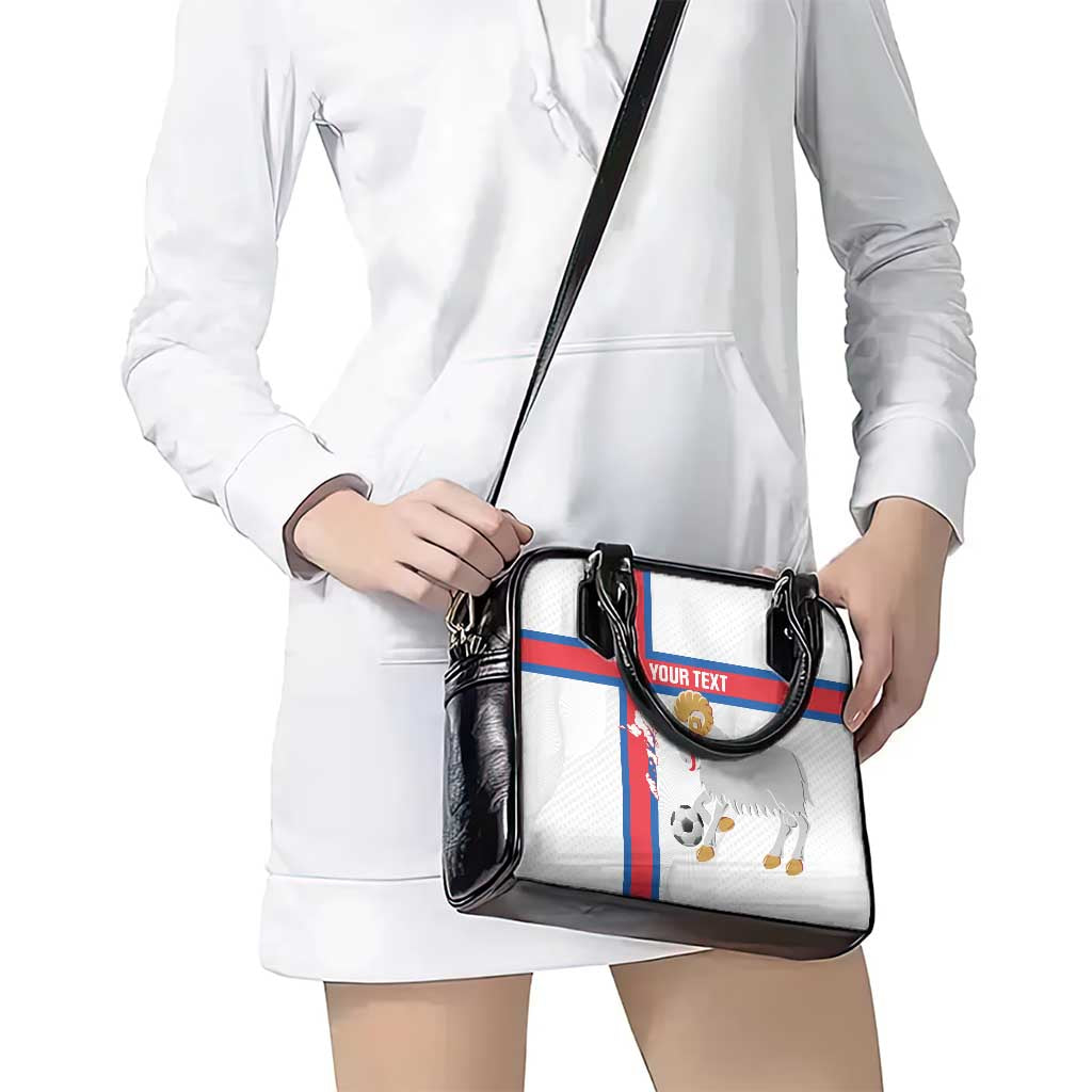 Custom Faroe Islands Football Shoulder Handbag Coat Of Arms Flag Style LT14
