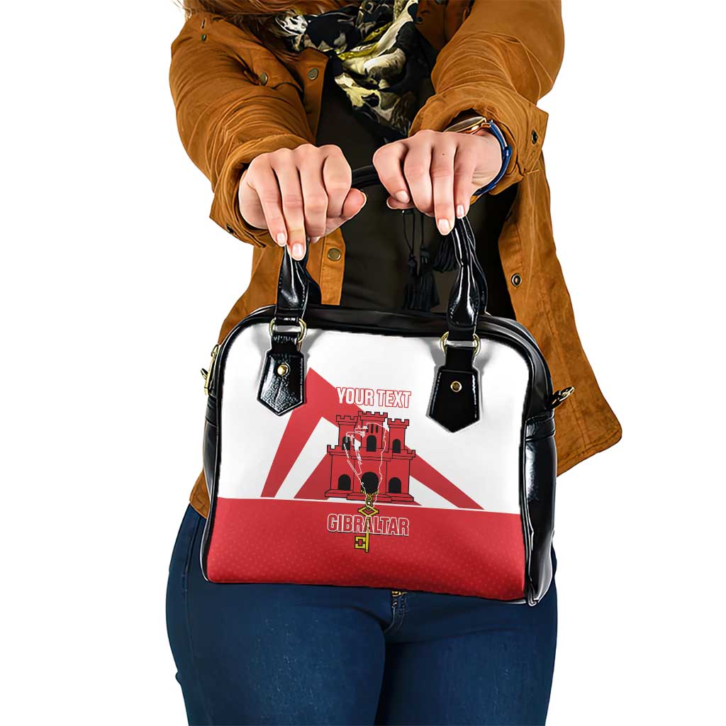 Custom Gibraltar Football Shoulder Handbag Castle And Key Sporty Style LT14