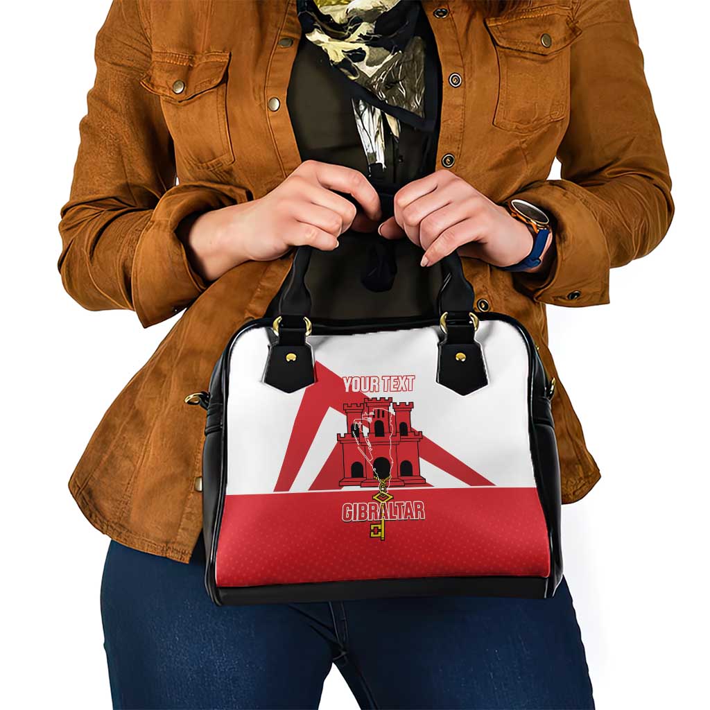 Custom Gibraltar Football Shoulder Handbag Castle And Key Sporty Style LT14
