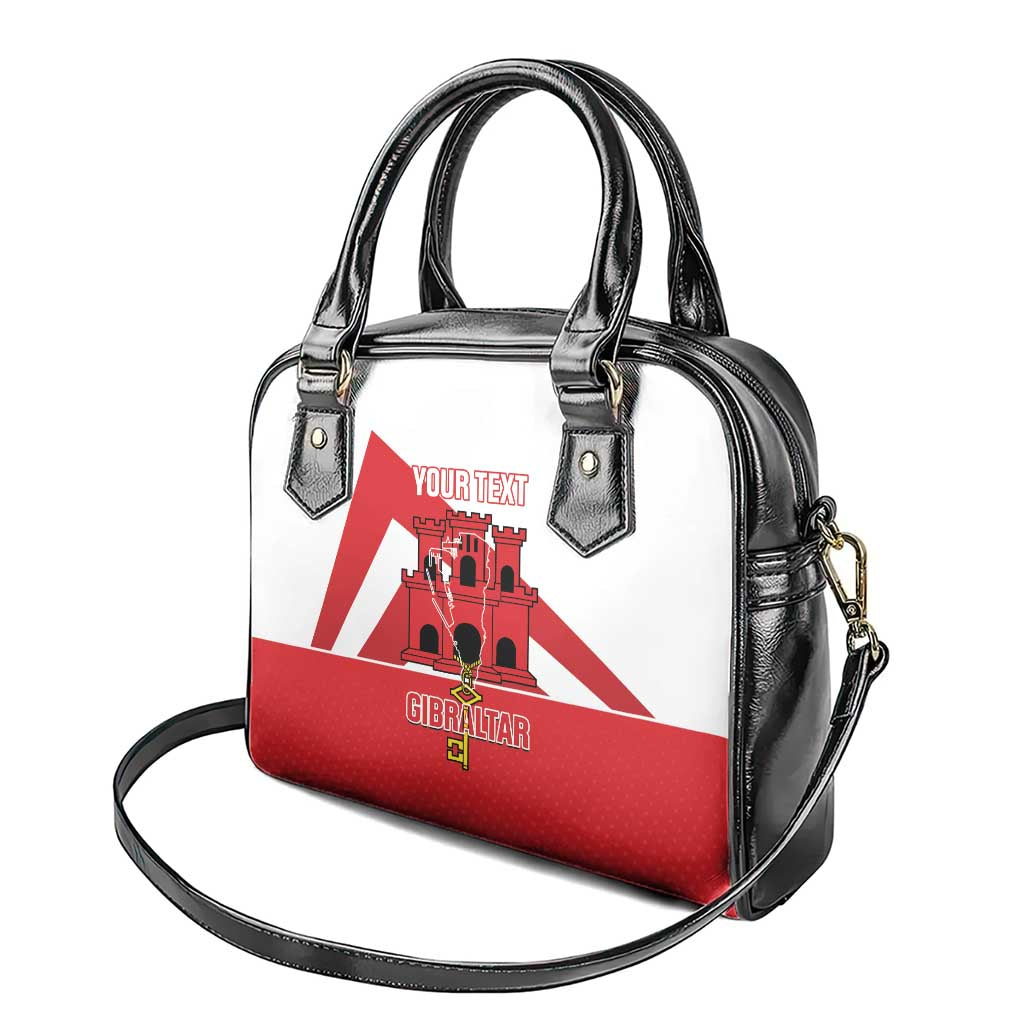 Custom Gibraltar Football Shoulder Handbag Castle And Key Sporty Style LT14