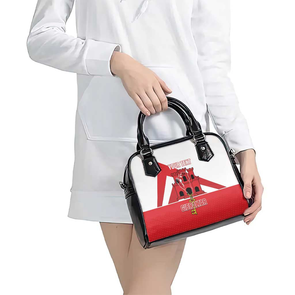 Custom Gibraltar Football Shoulder Handbag Castle And Key Sporty Style LT14
