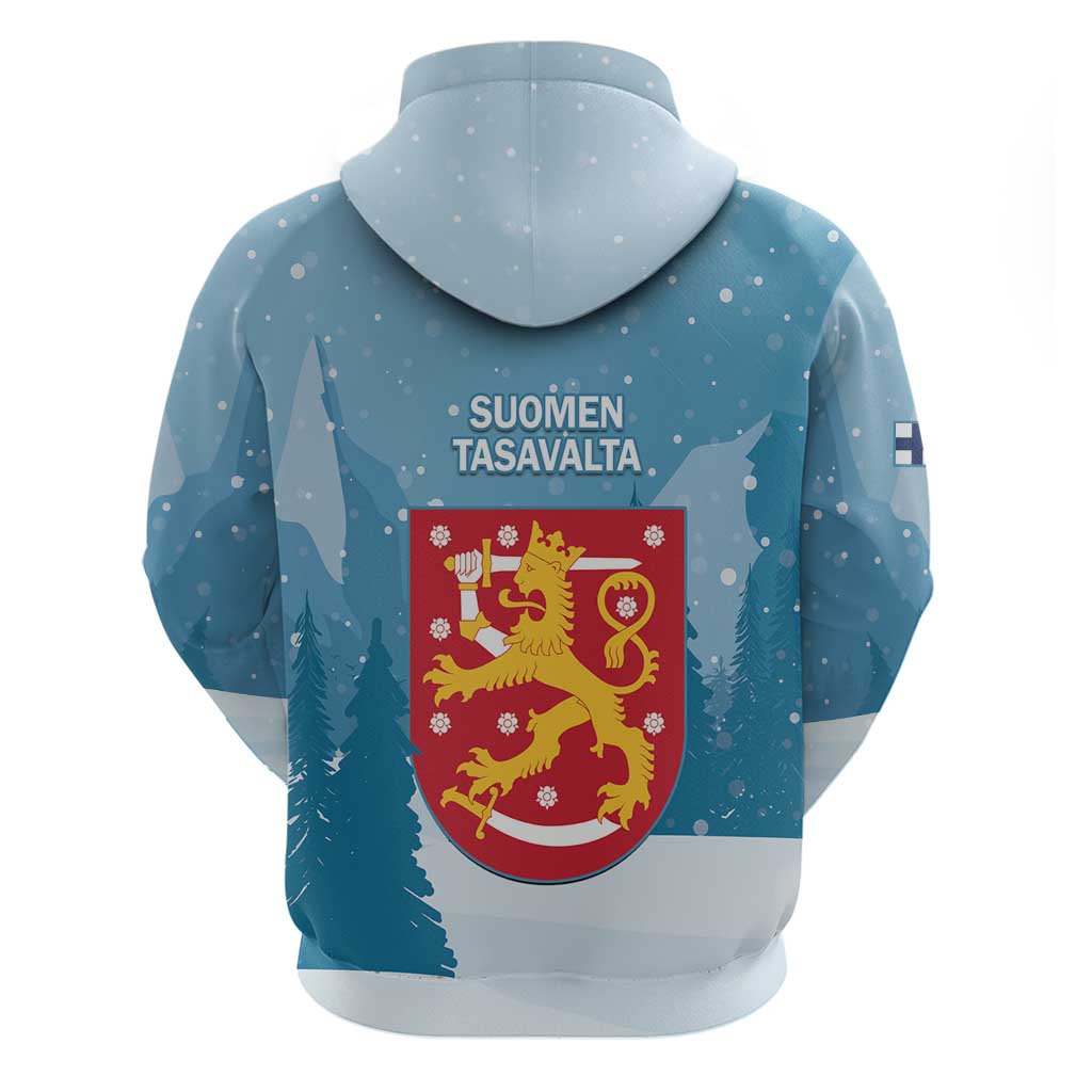 Finland Independence Day Hoodie Suomen Itsenaistyminen Mix Brown Bear LT14