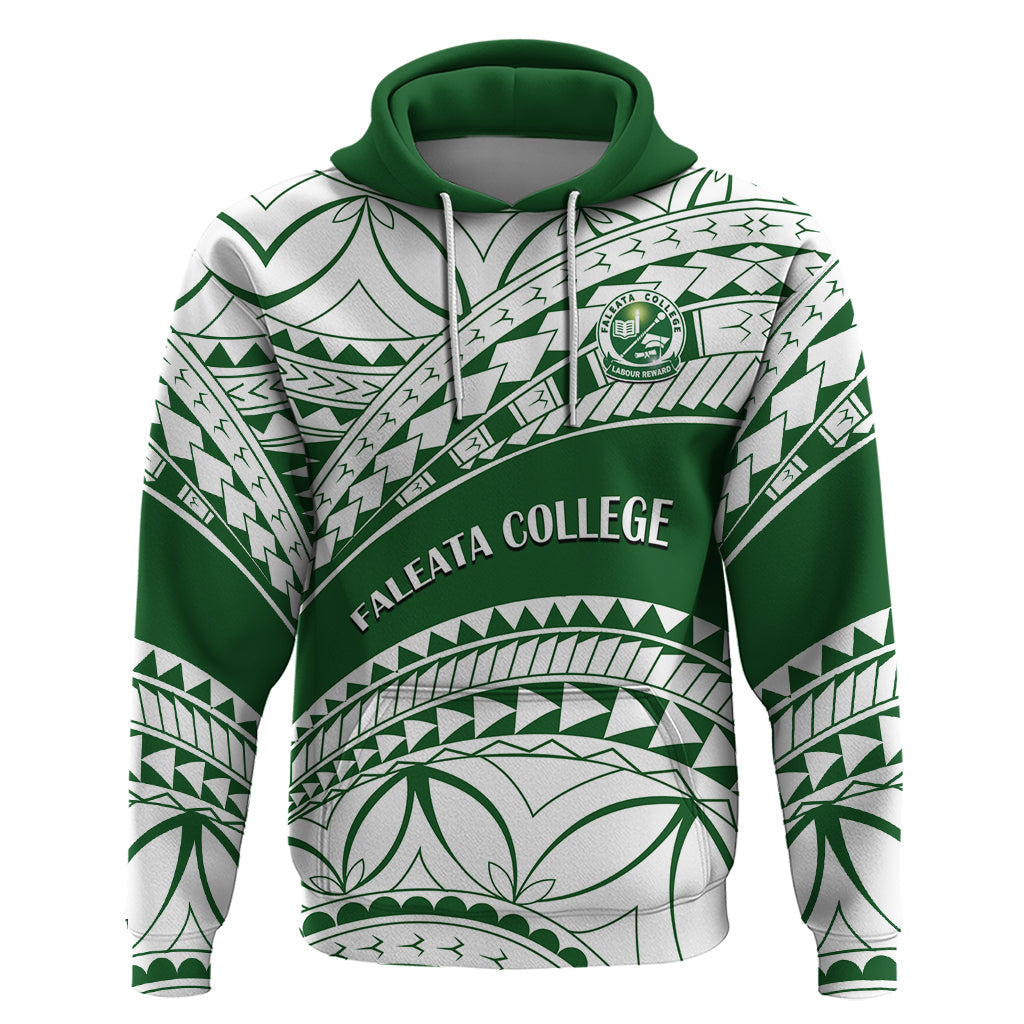 Personalised Samoa Faleata College Hoodie Samoan Pattern LT14