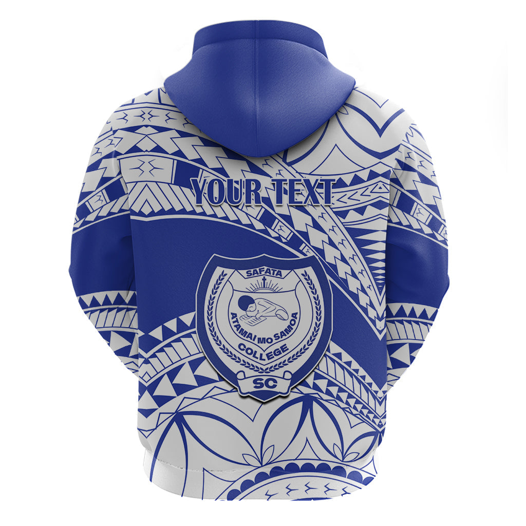 Personalised Samoa Safata College Hoodie Samoan Pattern LT14
