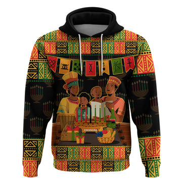 Happy Kwanzaa Hoodie African-American Culture Celebration LT14
