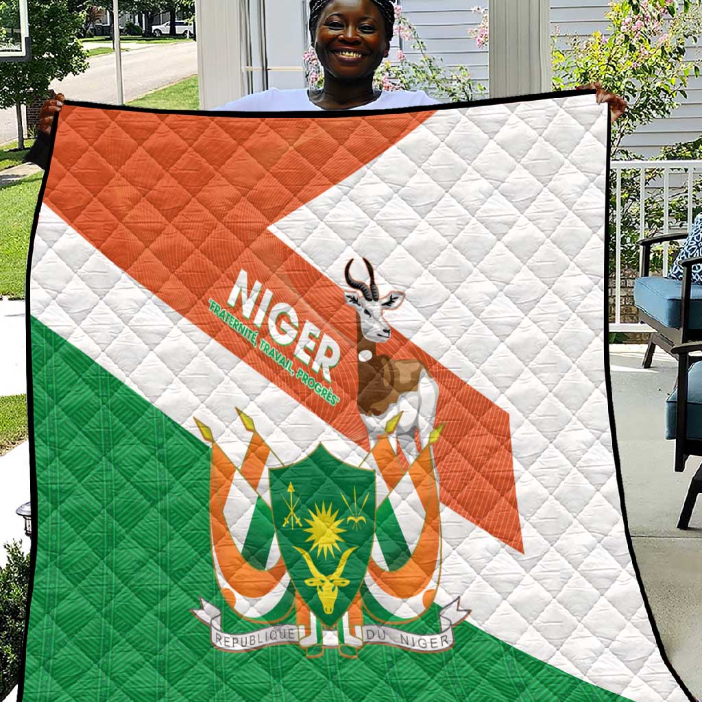 Afro Niger Quilt Dama Gazelle African Pattern - Republic Day LT14