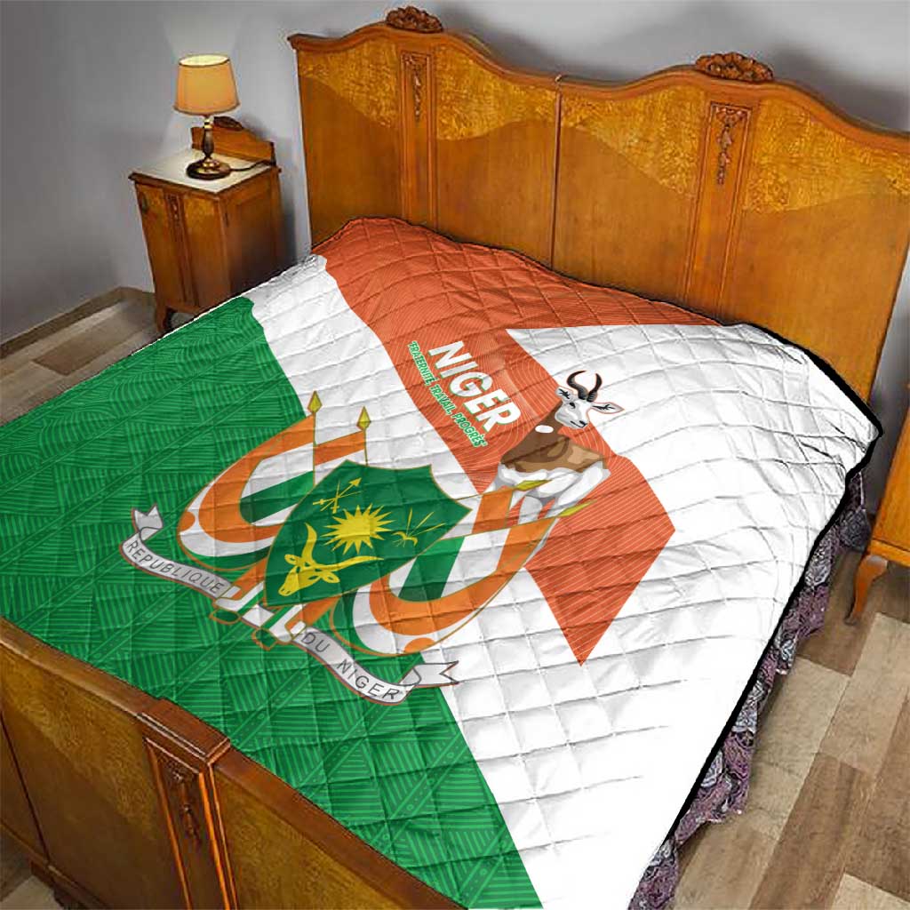 Afro Niger Quilt Dama Gazelle African Pattern - Republic Day LT14
