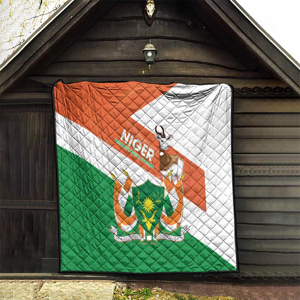 Afro Niger Quilt Dama Gazelle African Pattern - Republic Day LT14