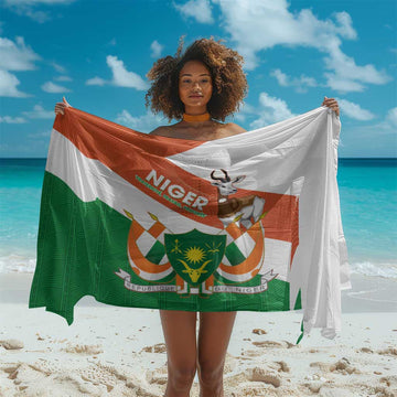 Afro Niger Sarong Dama Gazelle African Pattern - Republic Day LT14