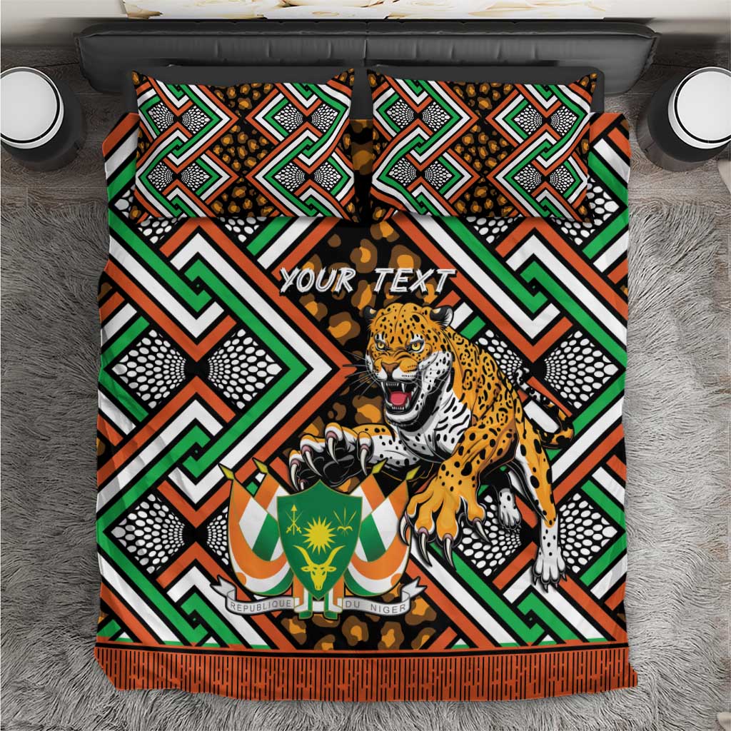 Personalized Afro Niger Bedding Set Leopard Ankara African Pattern LT14