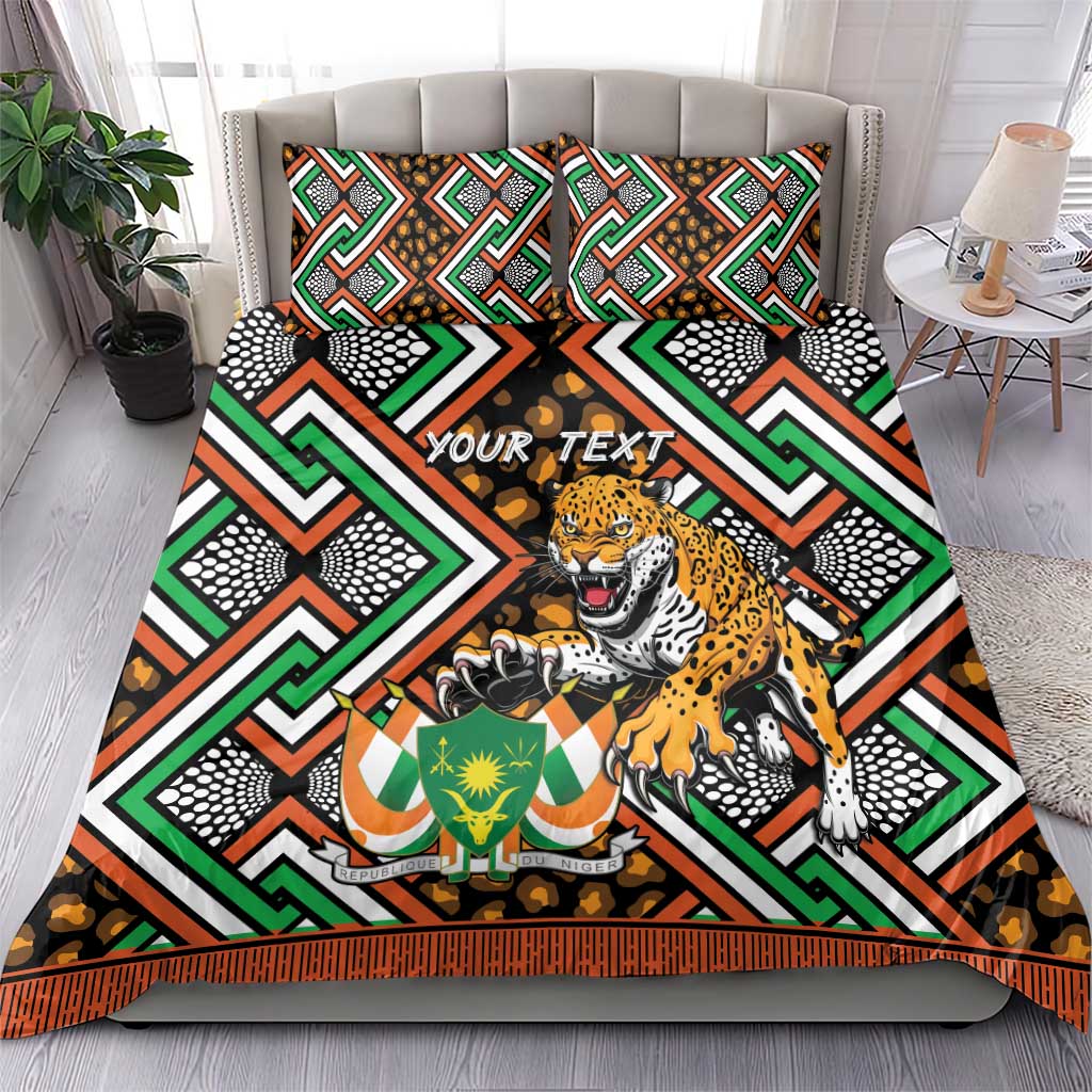 Personalized Afro Niger Bedding Set Leopard Ankara African Pattern LT14