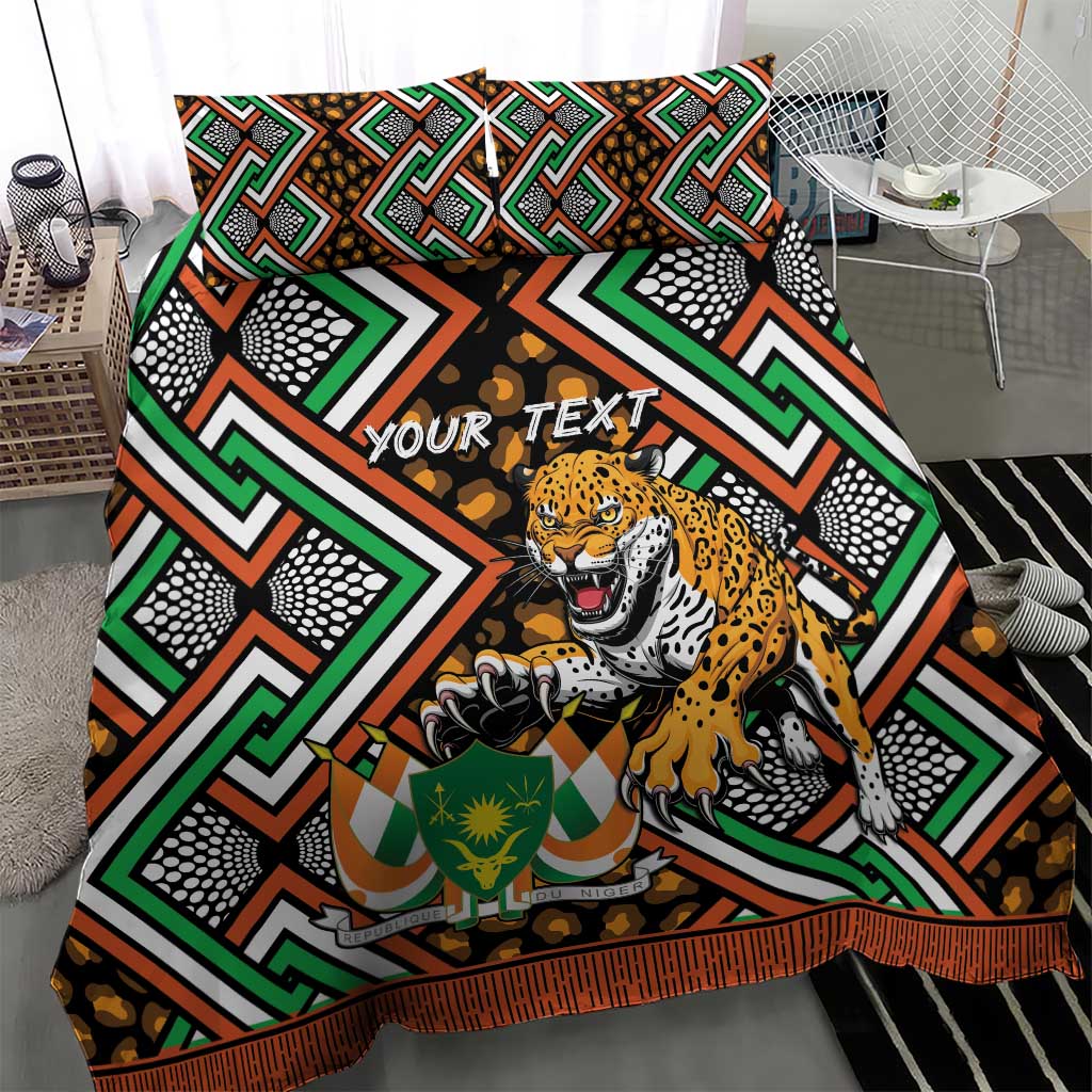 Personalized Afro Niger Bedding Set Leopard Ankara African Pattern LT14