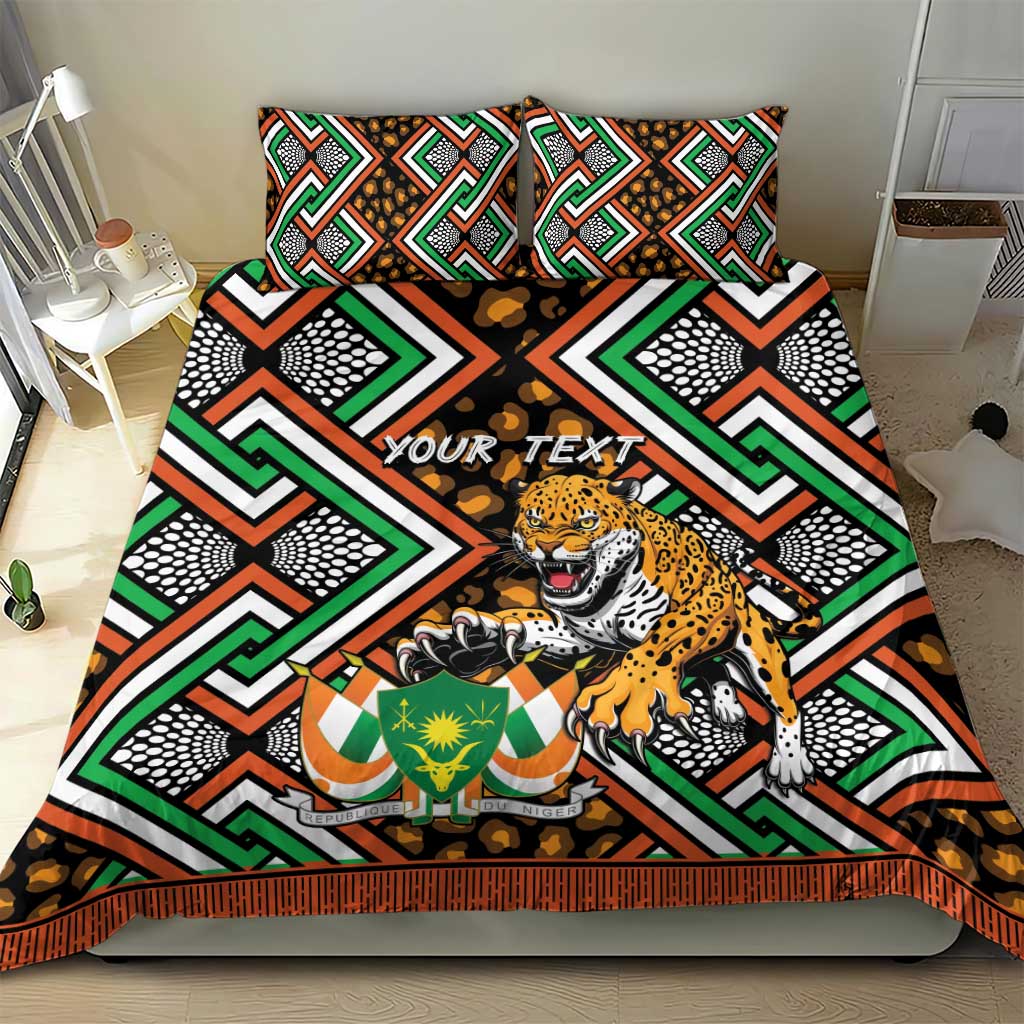 Personalized Afro Niger Bedding Set Leopard Ankara African Pattern LT14