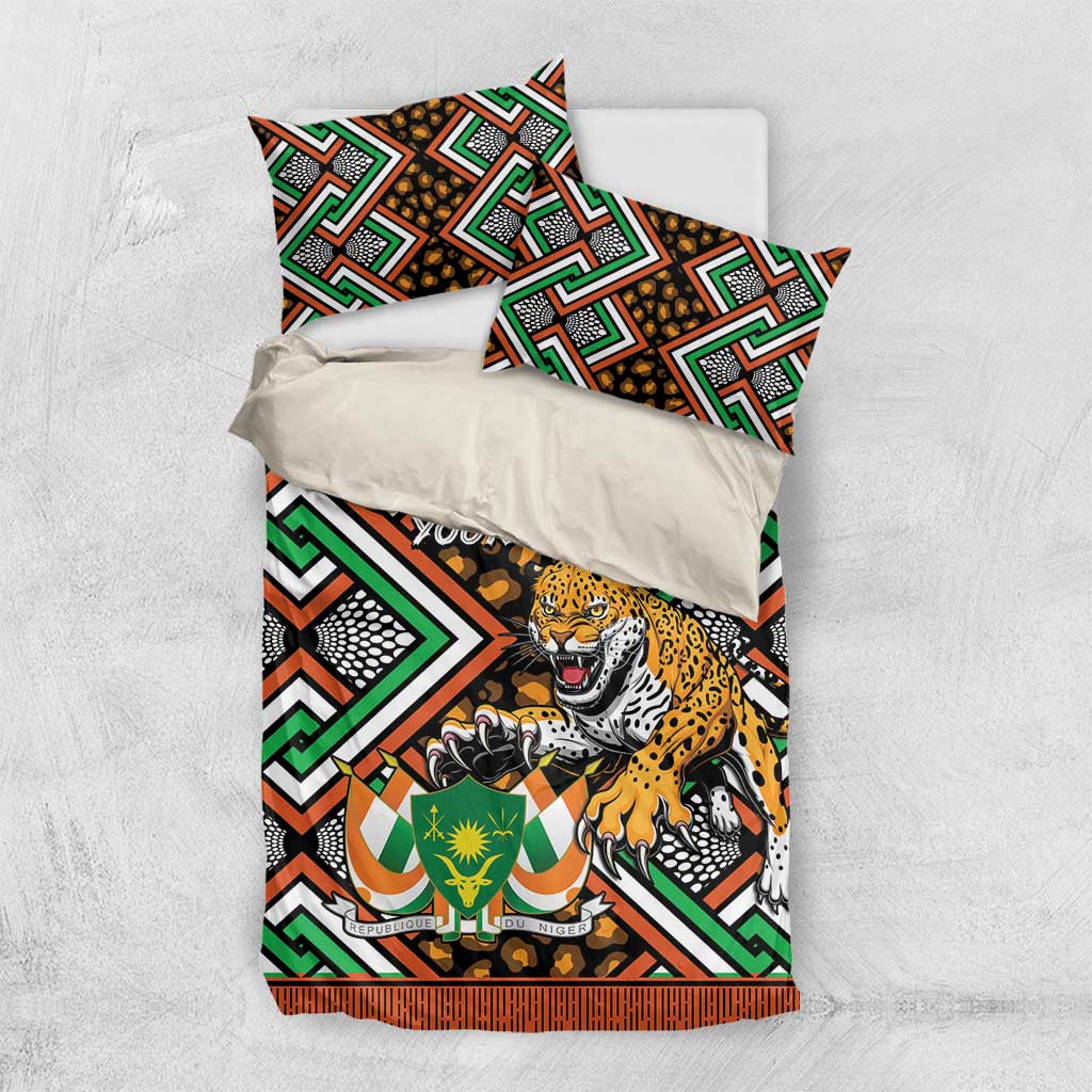 Personalized Afro Niger Bedding Set Leopard Ankara African Pattern LT14