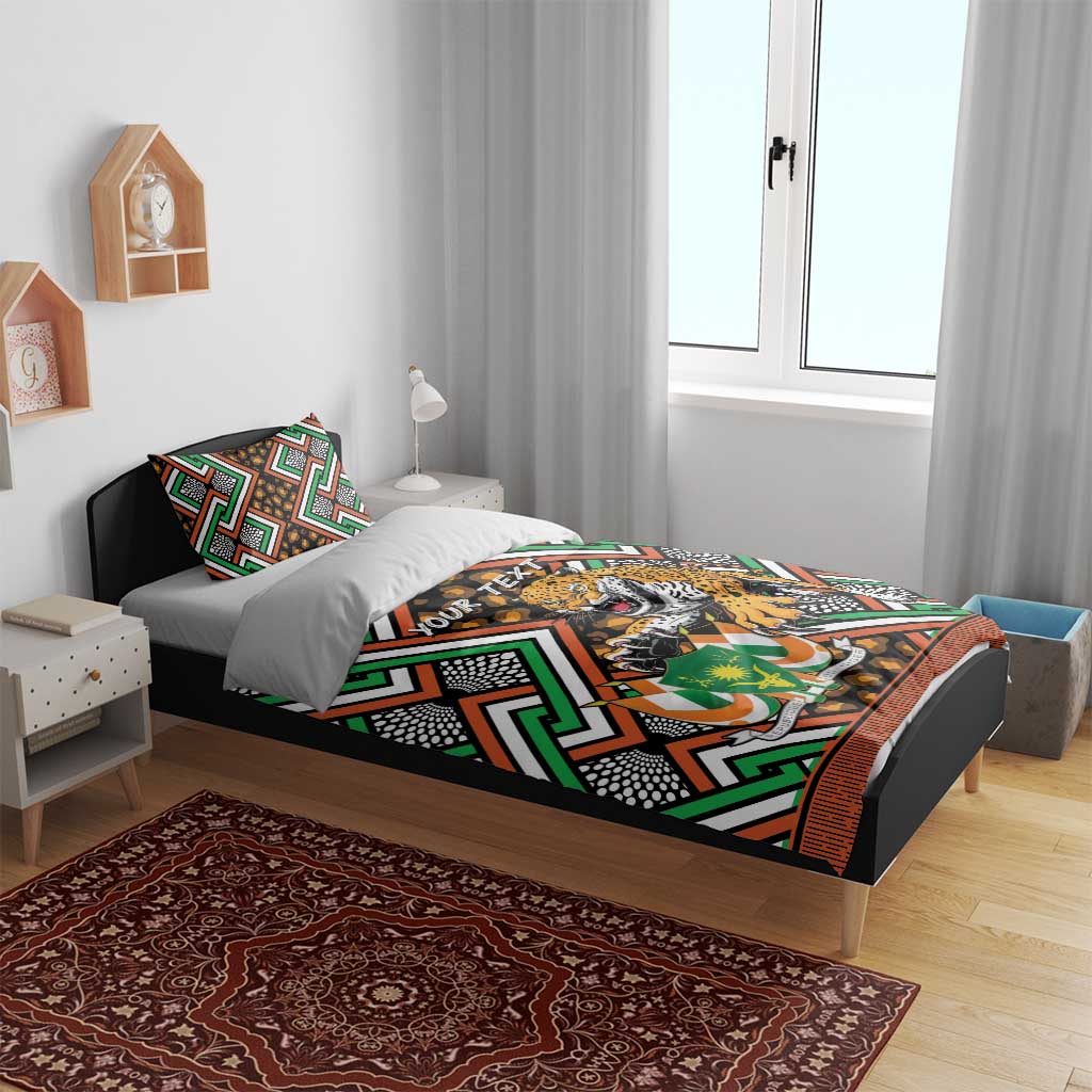 Personalized Afro Niger Bedding Set Leopard Ankara African Pattern LT14
