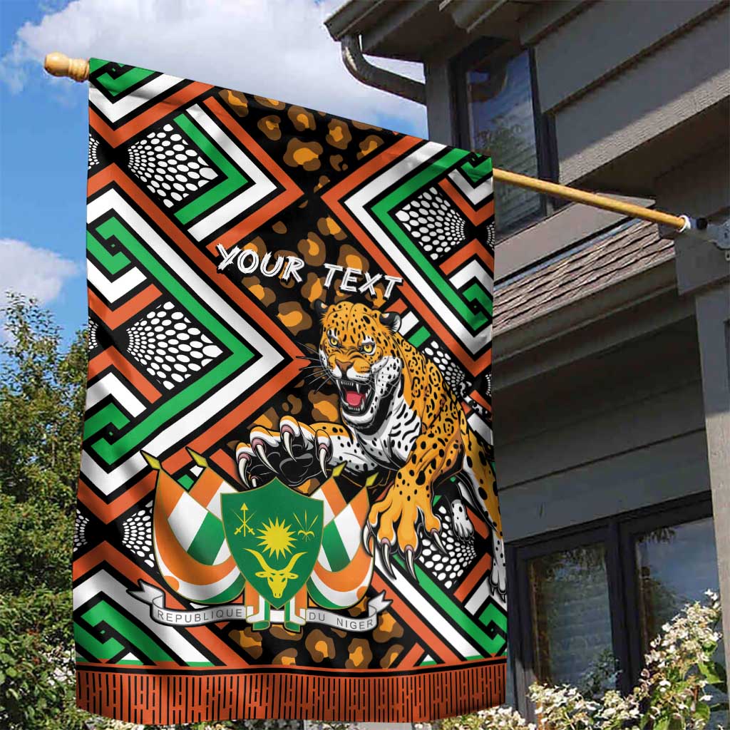 Personalized Afro Niger Garden Flag Leopard Ankara African Pattern LT14
