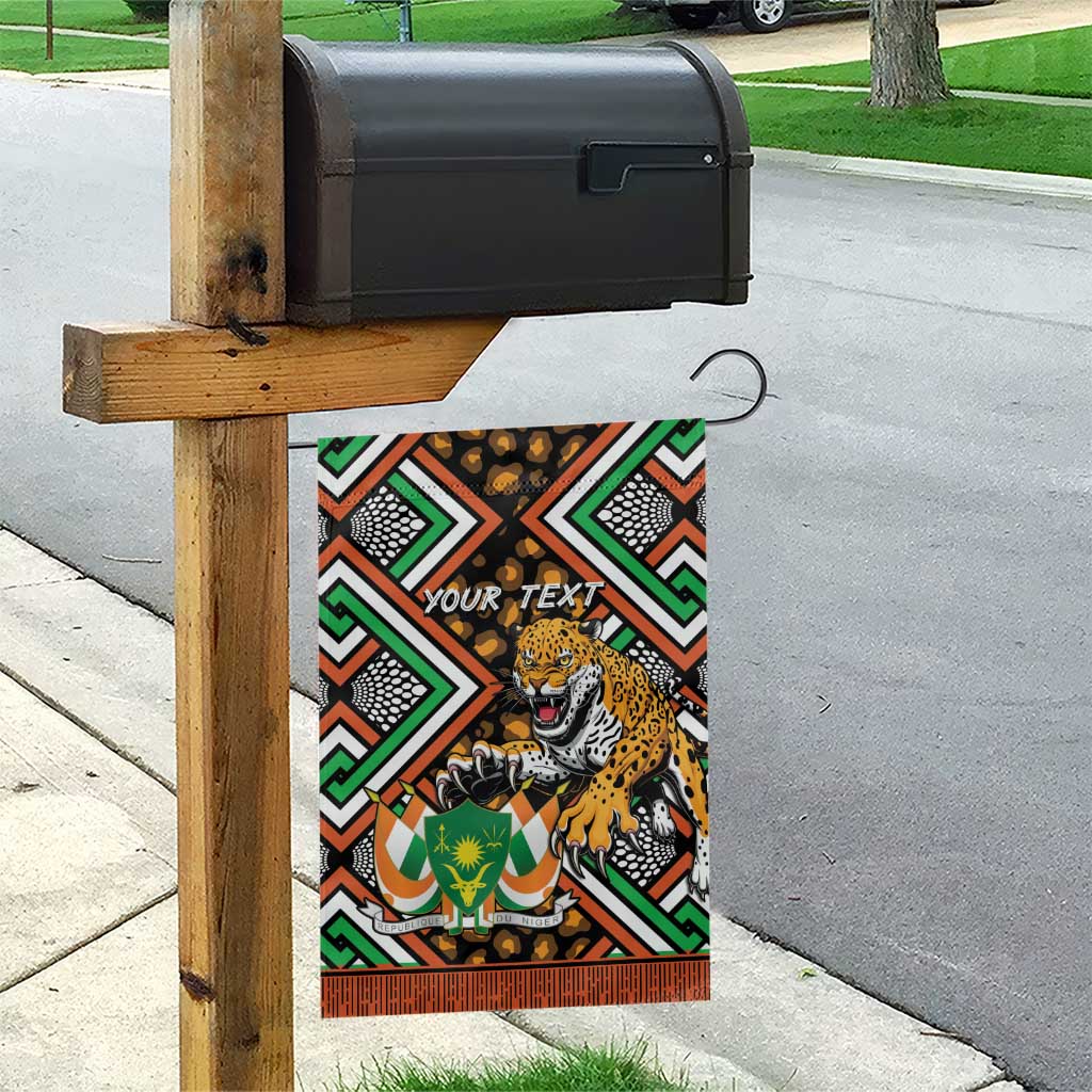 Personalized Afro Niger Garden Flag Leopard Ankara African Pattern LT14