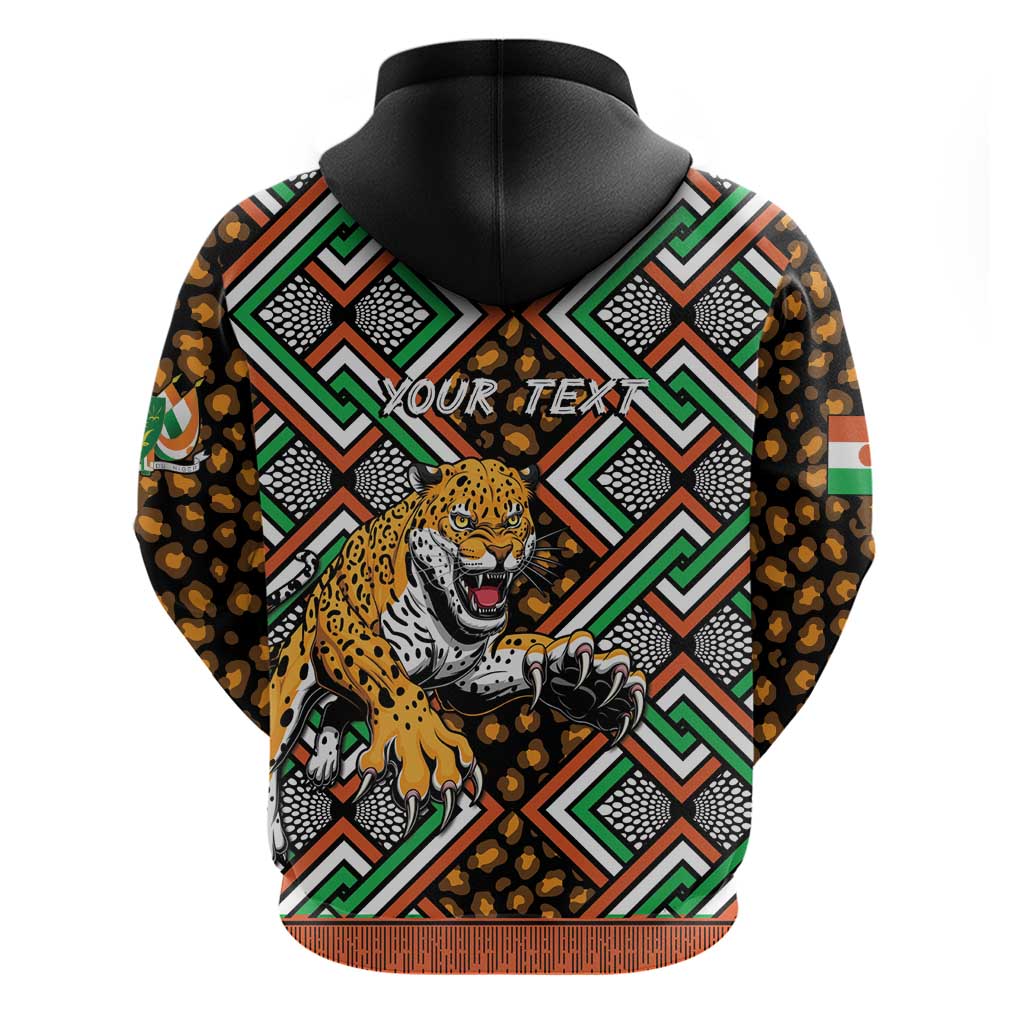 Personalized Niger Hoodie Leopard Ankara African Pattern LT14