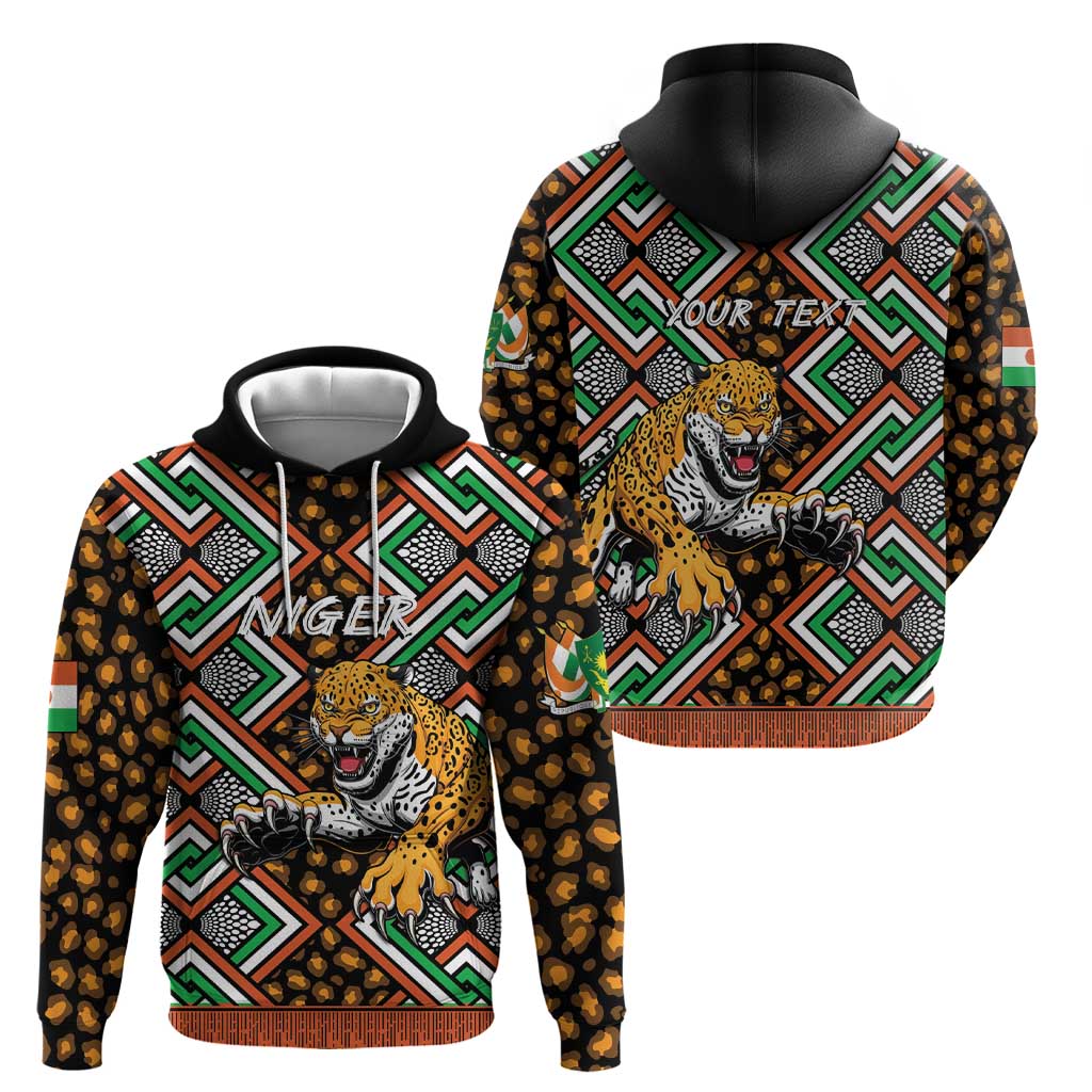 Personalized Niger Hoodie Leopard Ankara African Pattern LT14