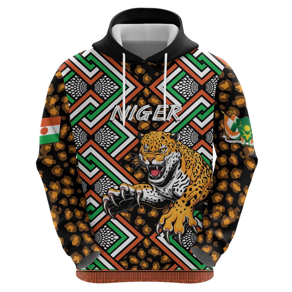 Personalized Niger Hoodie Leopard Ankara African Pattern LT14