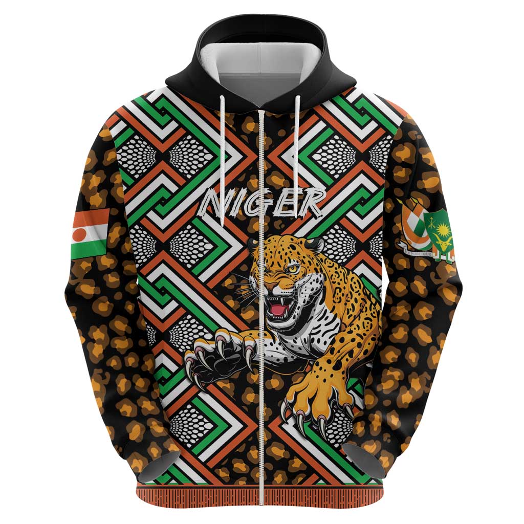 Personalized Niger Hoodie Leopard Ankara African Pattern LT14