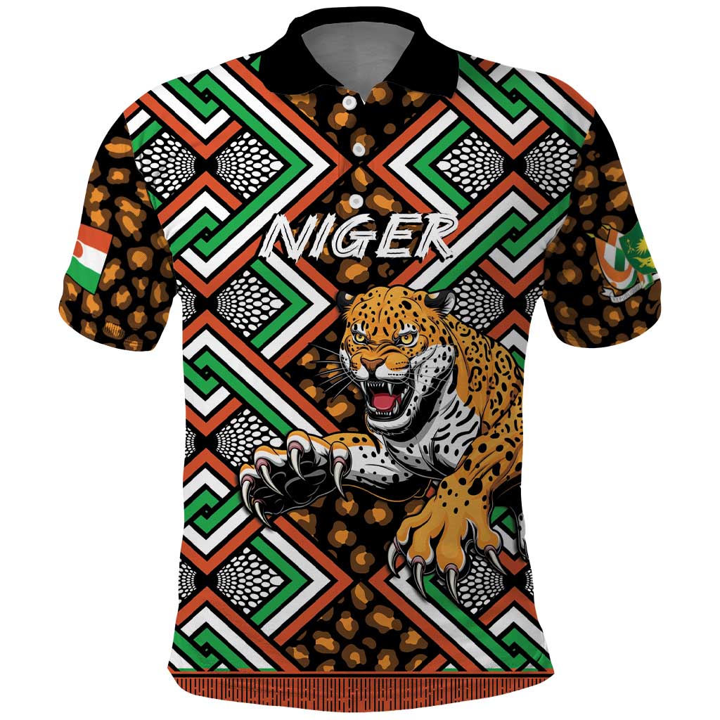 Personalized Niger Polo Shirt Leopard Ankara African Pattern LT14