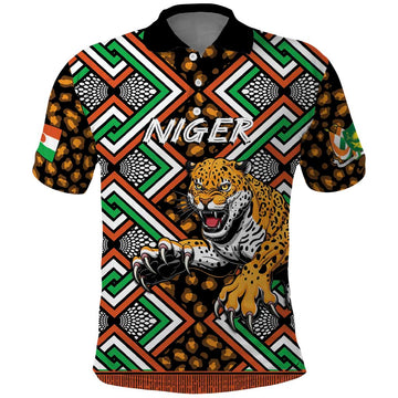 Personalized Niger Polo Shirt Leopard Ankara African Pattern LT14