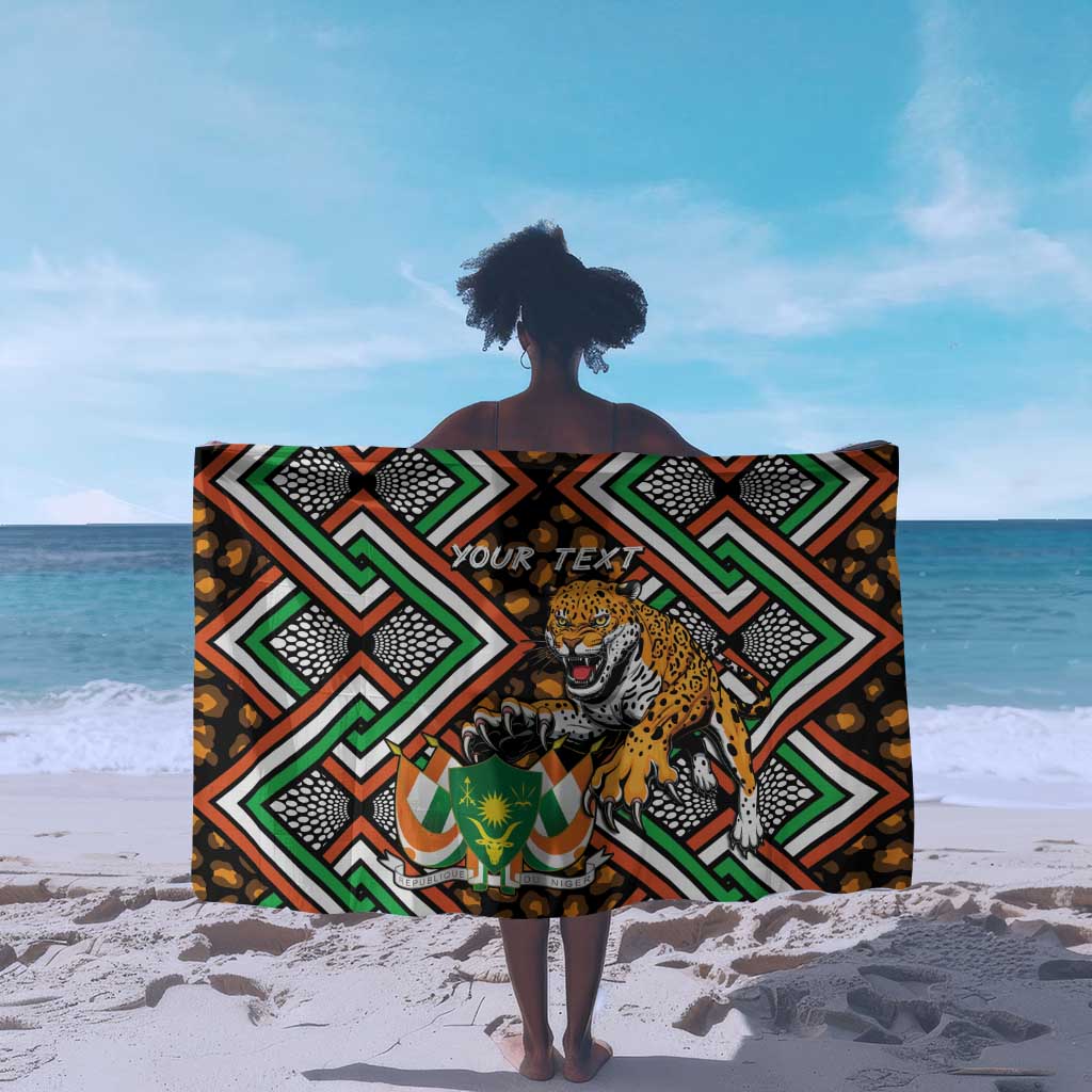 Personalized Afro Niger Sarong Leopard Ankara African Pattern LT14