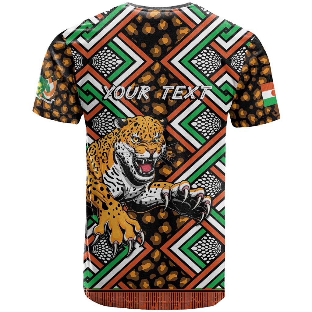 Personalized Afro Niger T shirt Leopard Ankara African Pattern LT14