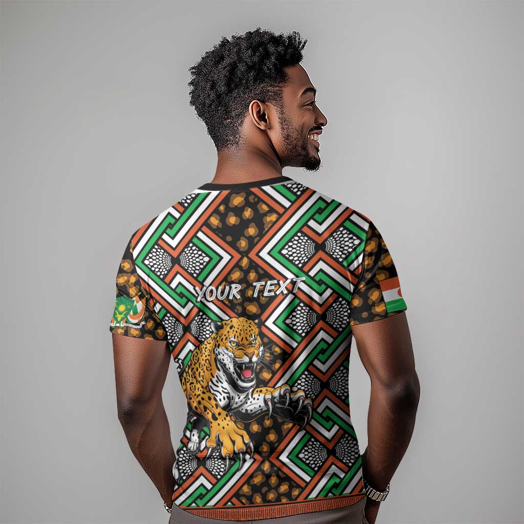 Personalized Afro Niger T shirt Leopard Ankara African Pattern LT14