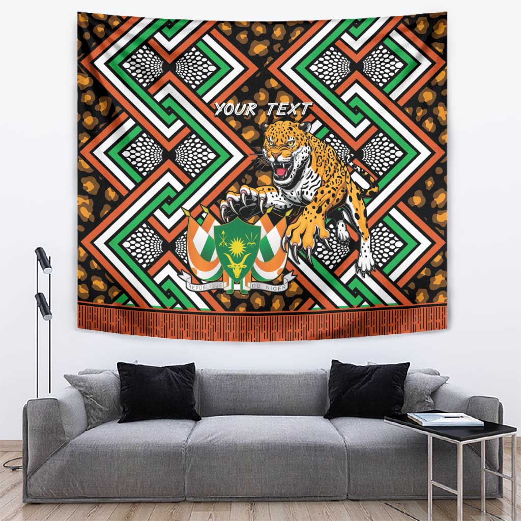 Personalized Afro Niger Tapestry Leopard Ankara African Pattern LT14