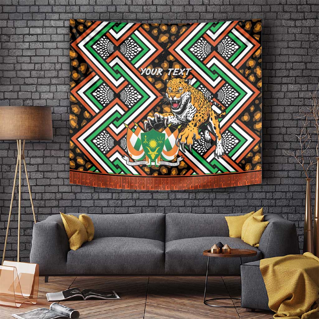 Personalized Afro Niger Tapestry Leopard Ankara African Pattern LT14