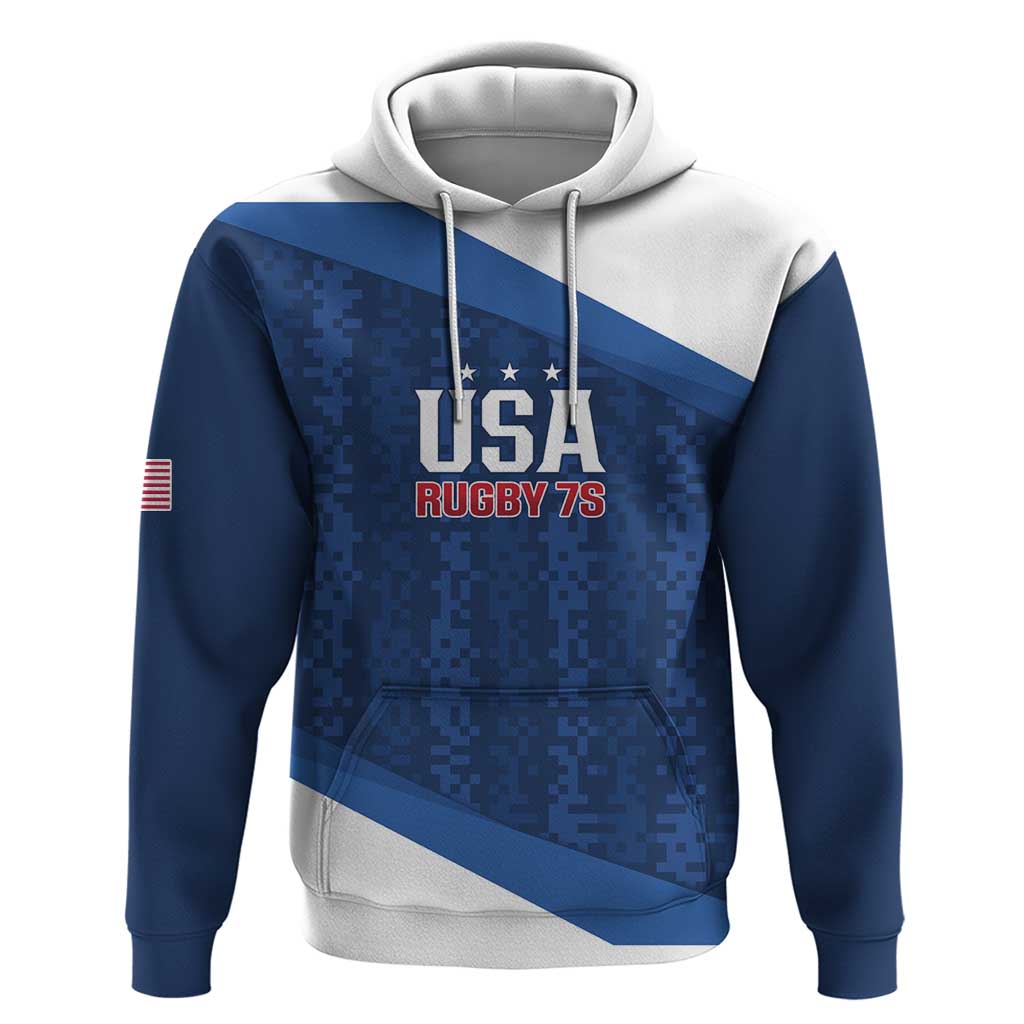 Custom USA Rugby 2025 Hoodie Go Champions Eagles LT14