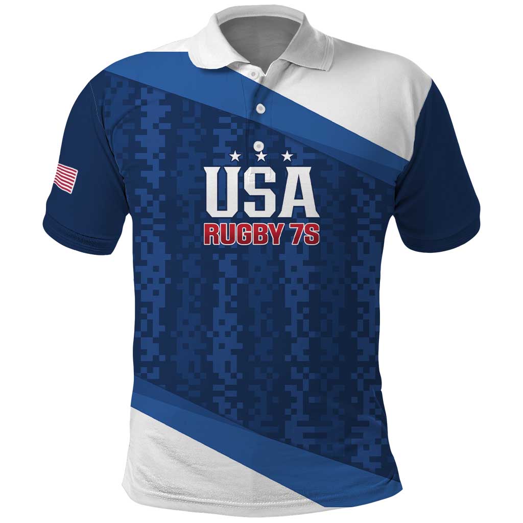 Custom USA Rugby 2025 Polo Shirt Go Champions Eagles LT14