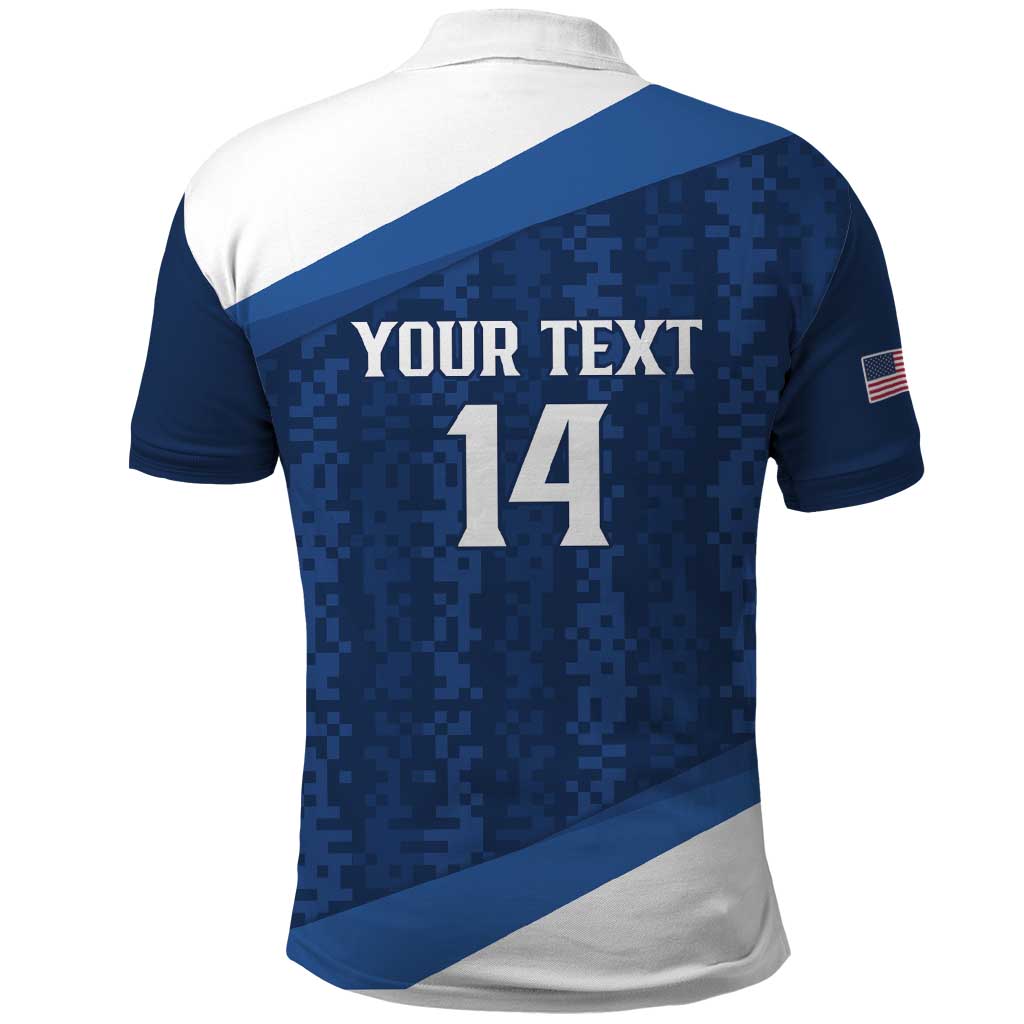 Custom USA Rugby 2025 Polo Shirt Go Champions Eagles LT14