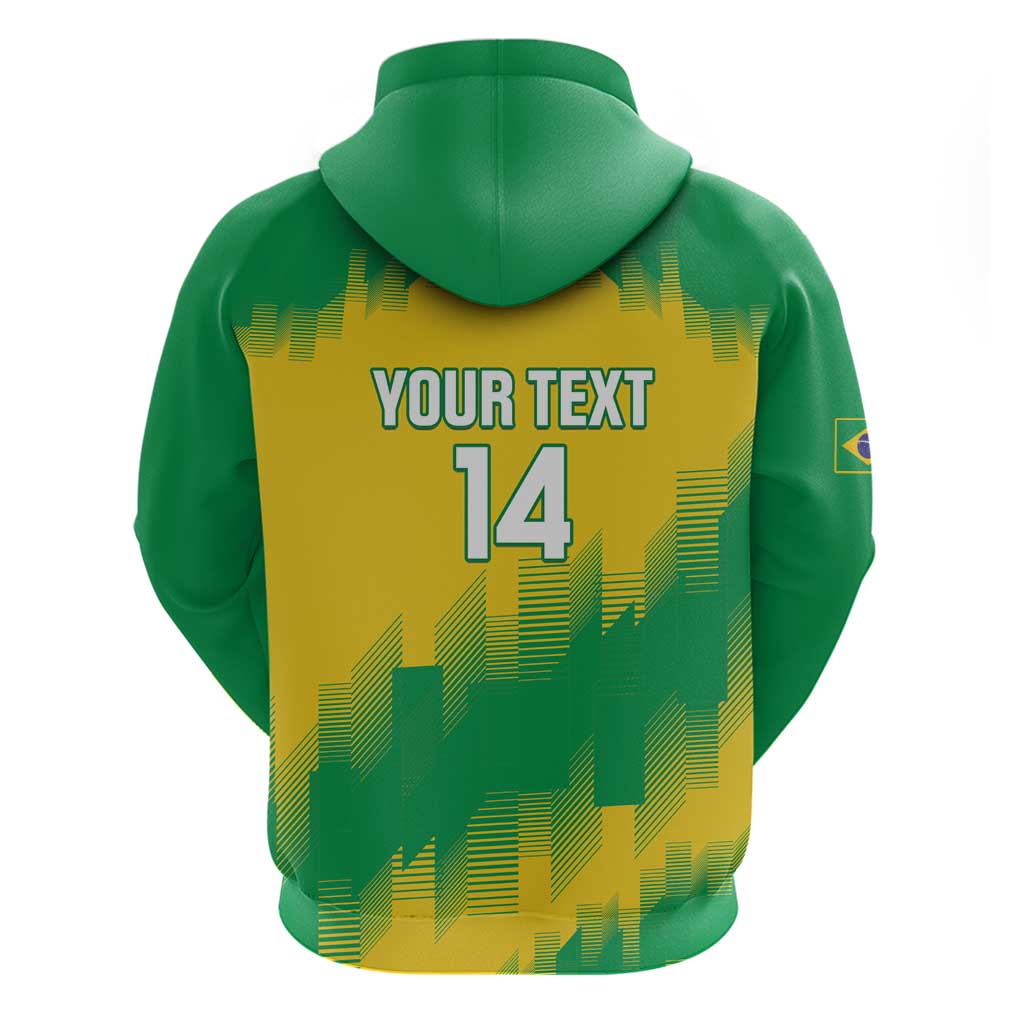 Custom Brasil Rugby 2025 Hoodie Go Champions Yaras LT14