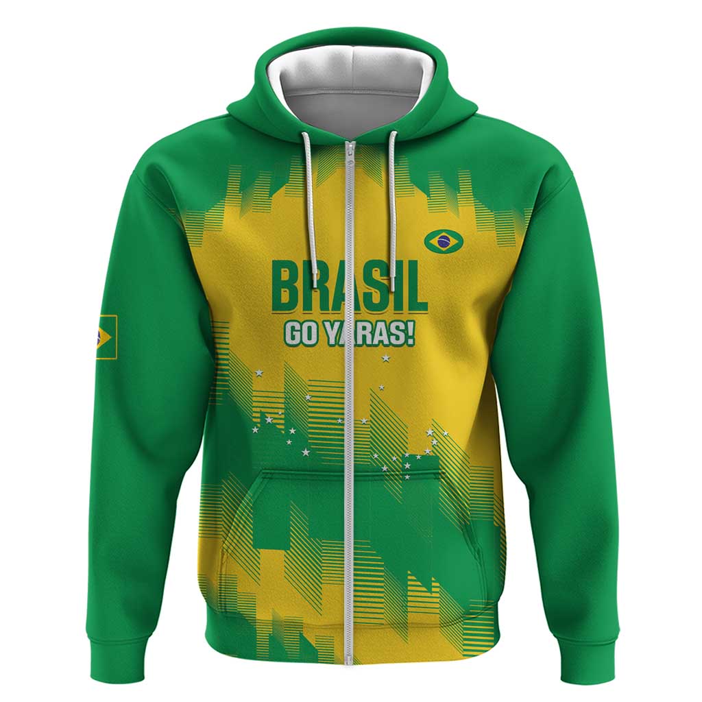 Custom Brasil Rugby 2025 Hoodie Go Champions Yaras LT14