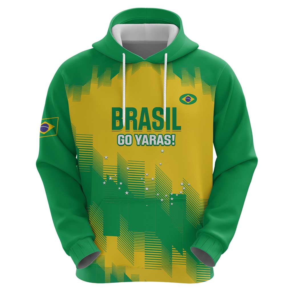 Custom Brasil Rugby 2025 Hoodie Go Champions Yaras LT14