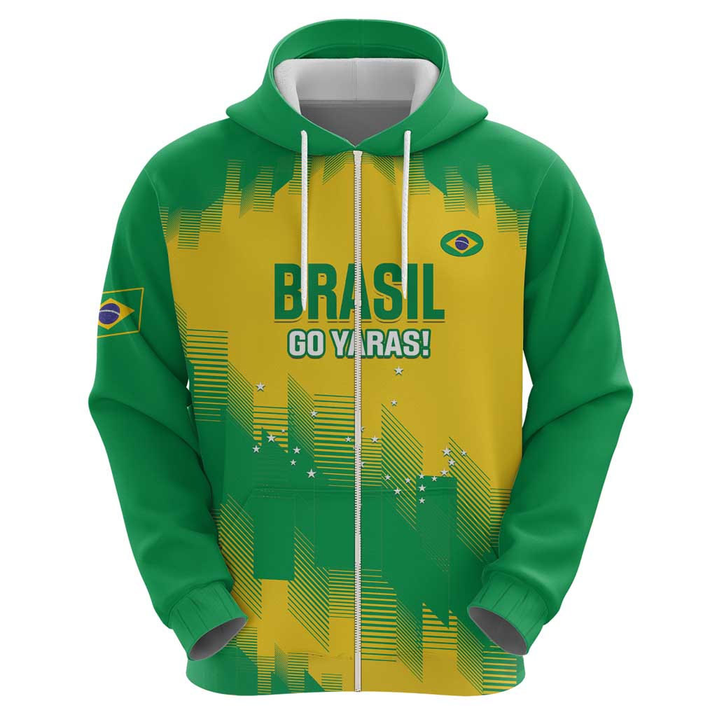 Custom Brasil Rugby 2025 Hoodie Go Champions Yaras LT14