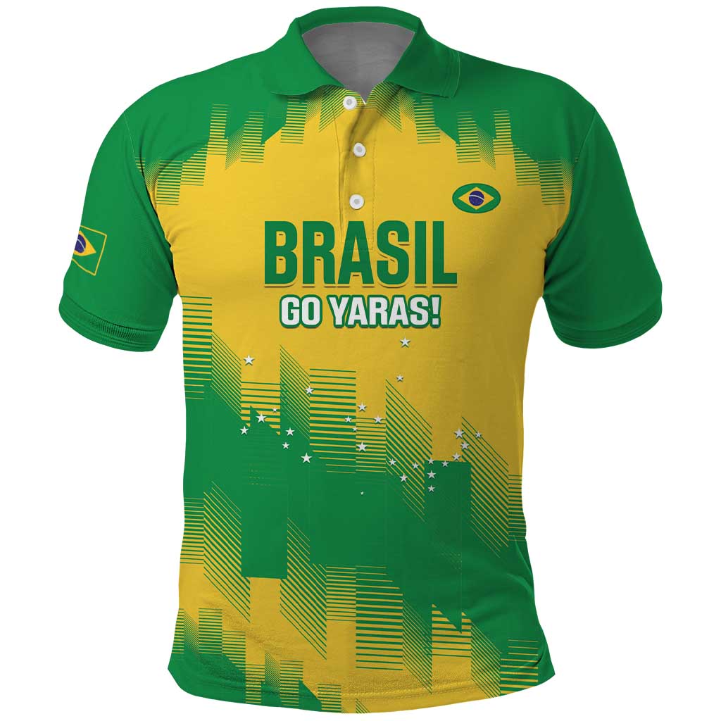 Custom Brasil Rugby 2025 Polo Shirt Go Champions Yaras LT14