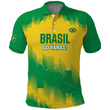 Custom Brasil Rugby 2025 Polo Shirt Go Champions Yaras LT14