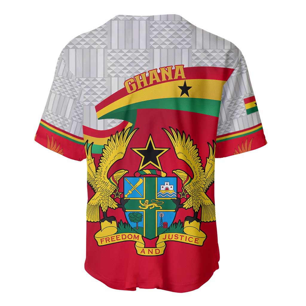 Ghana Independence Day Baseball Jersey Gana Map Happy 67 Years Anniversary LT14