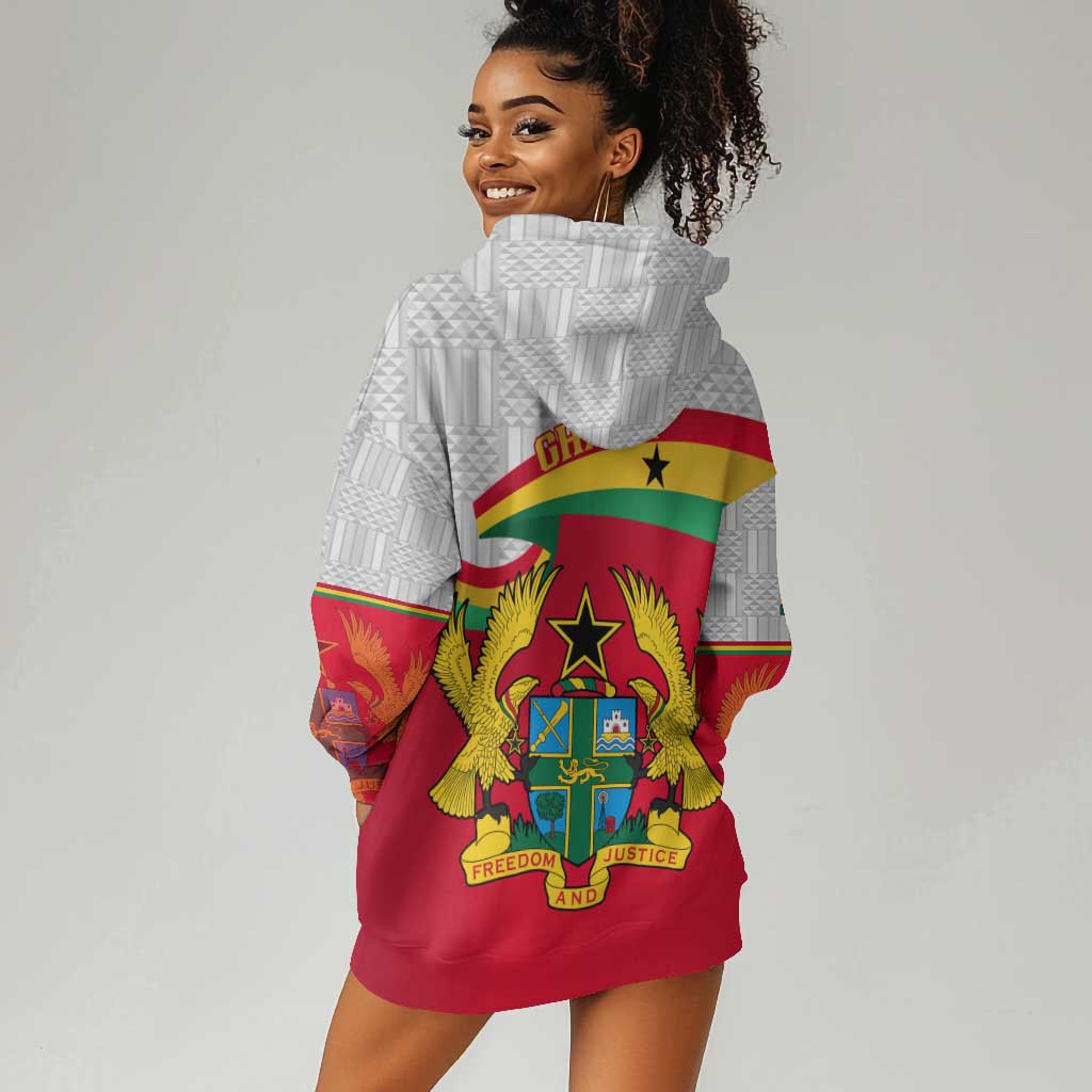 Ghana Independence Day Hoodie Dress Gana Map Happy 67 Years Anniversary LT14