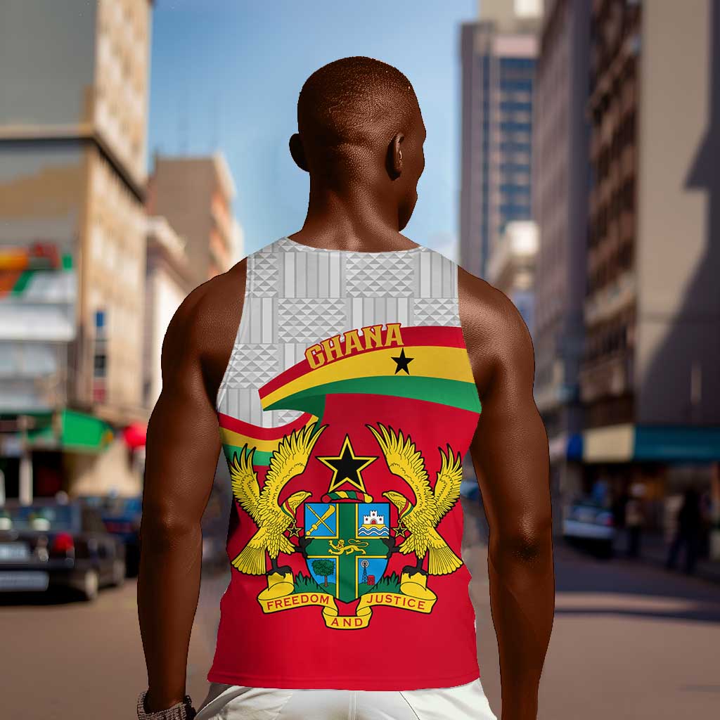 Ghana Independence Day Men Tank Top Gana Map Happy 67 Years Anniversary LT14